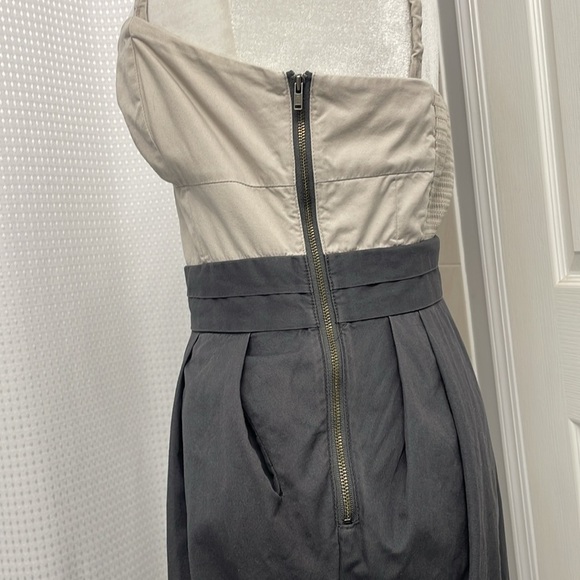 Wilfred Six Taupe & Grey Mini Dress - Picture 6 of 16